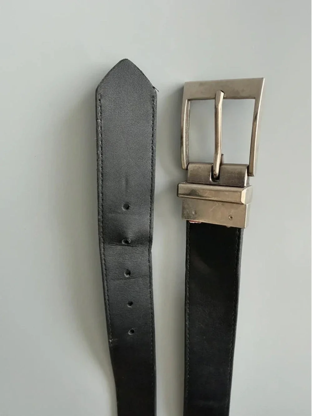 Reversible brown and black leather Levi’s belt